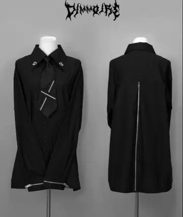 dimmoire 집 셔츠 BLACK