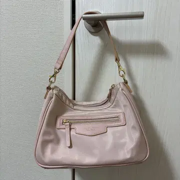 핑크 나일론 숄더백