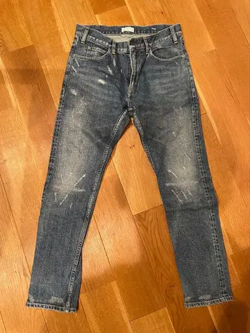 lideal 데미지 가공 데님