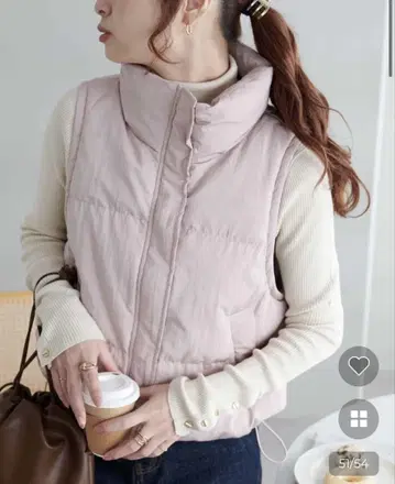 기능 충전솜 숏 베스트