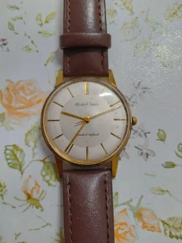 [수동 와인딩] SEIKO 크라운 금장 작동품
