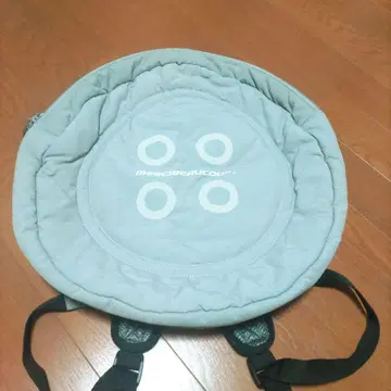 mercibeaucoup 버튼 백팩 그레이 원형 백팩