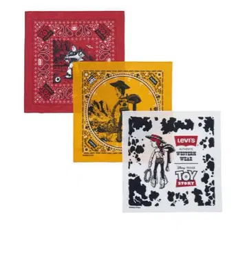 [새상품] LEVI'S x Toy Story 3-Pack Bandana