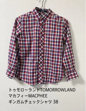 투모로우랜드 TOMORROWLAND 맥피 MACPHEE 체크 셔츠