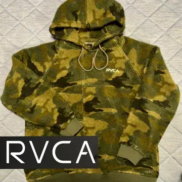 RVCA 카모플라쥬 플리스 후드티 (LL 사이즈 상당)