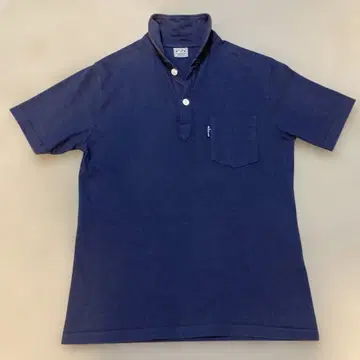 BLUE 네이비 피케 셔츠 S