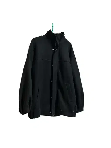 블랙 플리스 자켓
