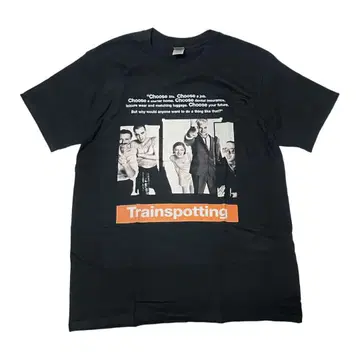 트레인스포팅 Trainspotting T셔츠 블랙 무비