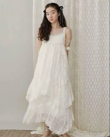 merry jenny 데코라티브 브레이스 캐미 원피스