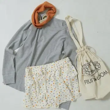 FRUIT OF THE LOOM 플라워 롱 슬리브 룸 세트 S