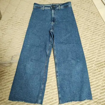 ZARA 와이드 레그 데님 44사이즈 미사용 새상품 자라 청바지