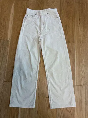 MACPHEE 코듀로이 팬츠 화이트