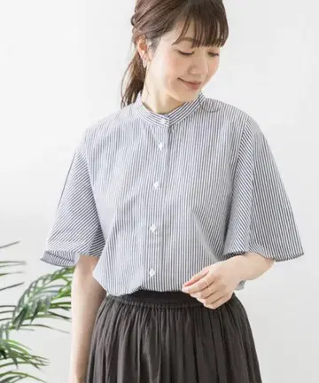 어반 리서치 서니 라벨 버터플라이 슬리브 블라우스