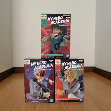 나의 히어로 아카데미아 BRAVEGRAPH 피규어 3개 세트