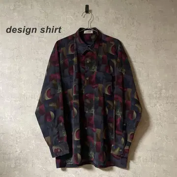 디자인 셔츠 디자인셔츠 패턴셔츠 구제 의류 빈티지 아트