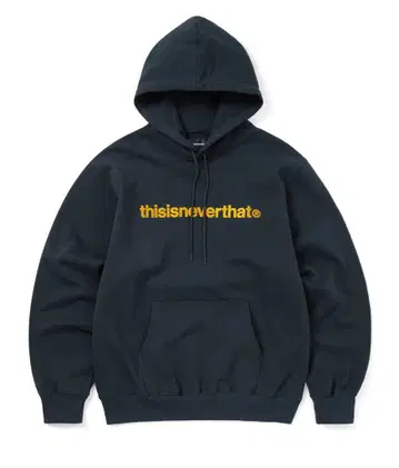 thisisneverthat 후드 부착 맨투맨 네이비