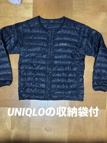 [새상품급] mont-bell 몽벨 라운드넥 다운 자켓 블랙 M