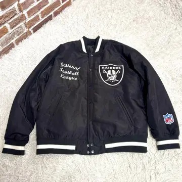 컨디션 최상 NFL 내셔널 풋볼 x GU 레이더스 바시티 자켓 완판템