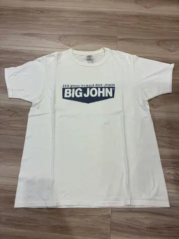 BIG JOHN 프린트 프룻 오브 더 룸 T셔츠 L