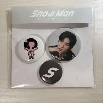 SnowMan 팝업 서울 캔뱃지 메구로 렌