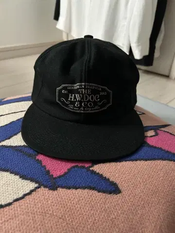 H.W.DOG & CO. 블랙 워크캡