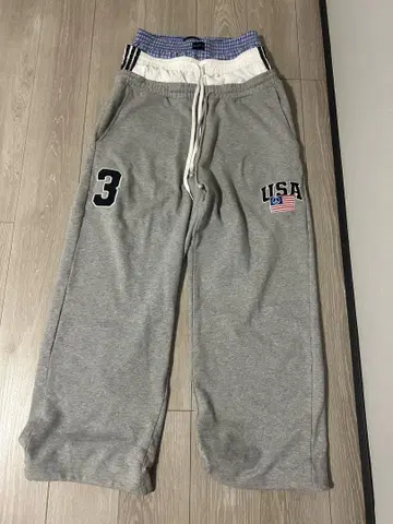 PROJECT G/R 3 layered sweat pants 1