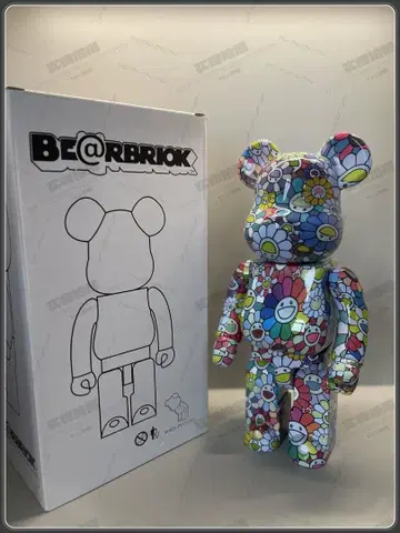 BE@RBRICK 플라워 패턴 400% 박스 포함