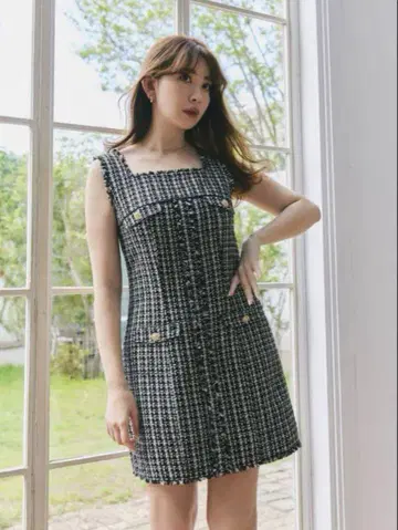 herlipto May Tweed Mini Dress