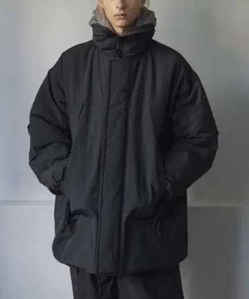 [ monkey time ] 패디드 하이넥 코트 발수 기능