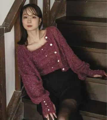 mideal glitter knit ensemble