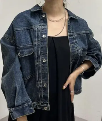 [ 새상품급 ] SHENERY 시너리 데님 자켓 38