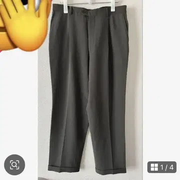 ARMANI 그레이 슬랙스 made in Italy