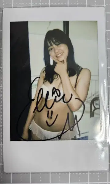 미스미 에리 씨 친필 사인 폴라로이드