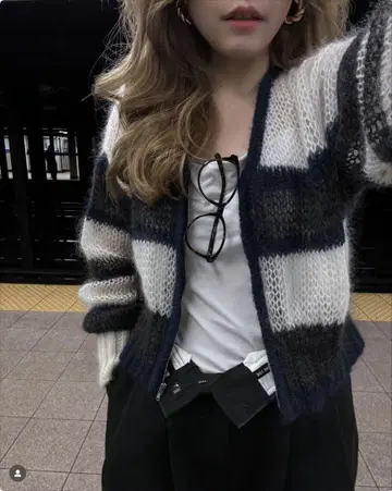 THE TOE Williamsburg Zip Cardigan navy