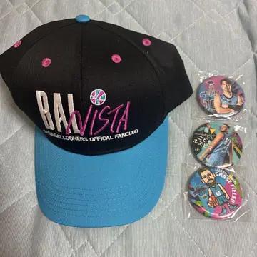 사가 발루너즈 BALVISTA 팬클럽 캡 모자와 배지 세트