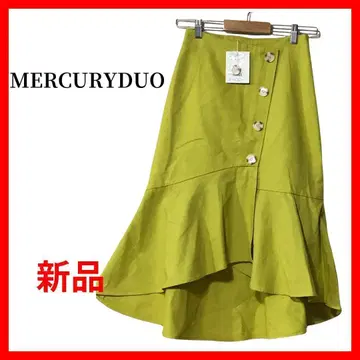새상품 MERCURYDUO 머큐리 듀오 스커트 프릴 B320