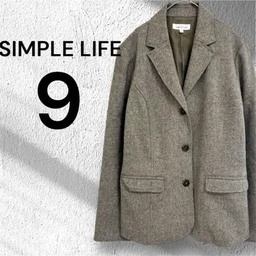 새상품급 심플 라이프 테일러드 자켓 코트 아우터 9호 모직 업무
