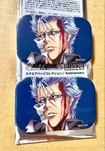 BLEACH 스퀘어 배지 컬렉션 캔뱃지 그림죠 2세트