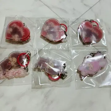 몽치치 메지루시 아크릴 참 6종 세트