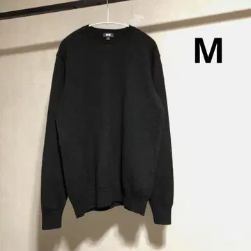 유니클로 캐시미어 크루넥 스웨터 블랙 M 2010년 제조