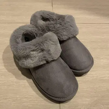 GU 무스탕 슬리퍼 그레이 M