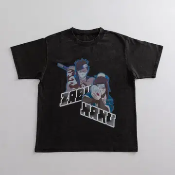 [ NARUTO-나루토- ] 빈티지 T셔츠 [ 자부자&하쿠 ]