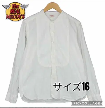 [ 16사이즈(L-XL 정도) ] 리얼 맥코이 긴팔 셔츠 화이트