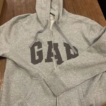 GAP 그레이 풀 집업 후드티 M 사이즈