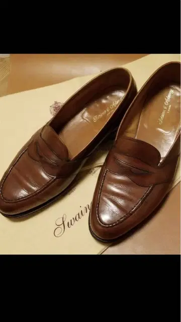 구 공장제 에드워드 그린 몽펠리에 체스넛 브라운 SIZE 7