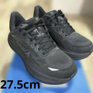 [중고] HOKA BONDAI 9 WIDE BLACK