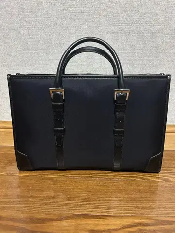 블랙 나일론 비즈니스 백 COMME CA MEN