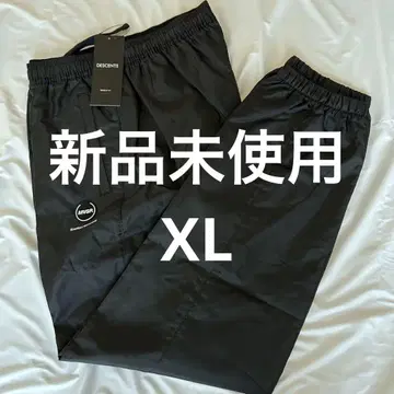 새상품 골프 팬츠 정가 10890엔 남성용 블랙 데상트 발수 팬츠 XL