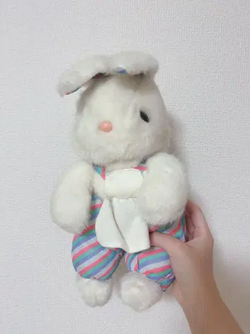 헤이세이 레트로 빈티지 봉제 인형 토끼