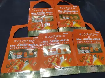 기린 굿에일 Mrs.GREENAPPLE 스티커 1봉 2매입